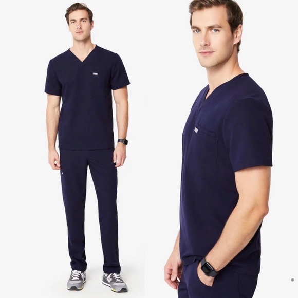 NWT FIGS Leon  Two Pocket Scrub Top XXL / 2XL - Picture 2 of 15